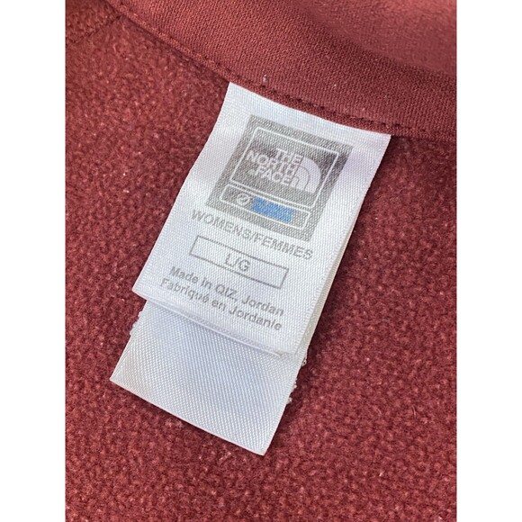 The North Face Women's Size Lg Flight Series Pullover 1/2 Zip Fleece Jacket Red - Picture 4 of 7